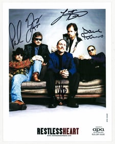 Restless Heart BAND SIGNED 8x10 Photo