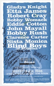 Reno-Tahoe Blues 8.5x14 Poster Multi-Signed