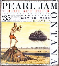 Pearl Jam 2003 Poster 21x18IN