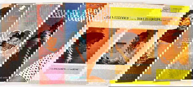 Ella Fitzgerald (6) Vinyl Vintage Record Albums