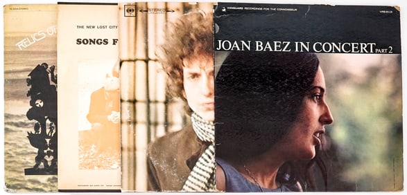 Vinyl Records (4) Albums (Folk)