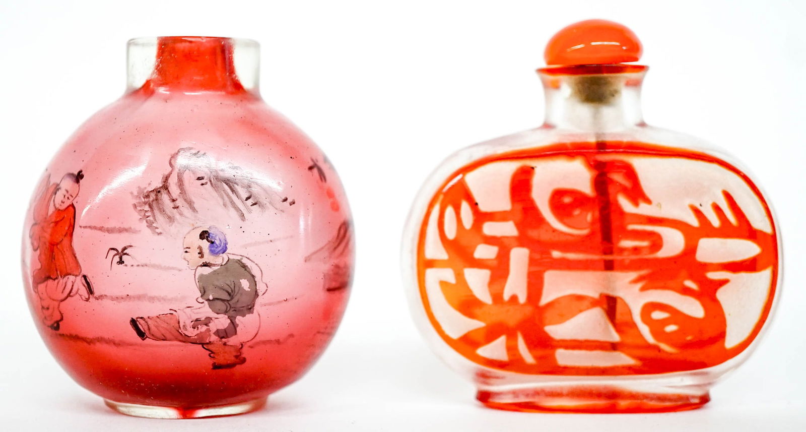 (2) Old Chinese Snuff Bottles (1 of 5)