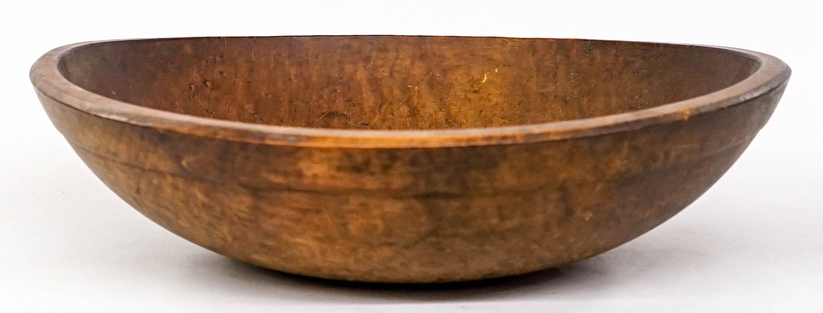 Vintage 15 IN Wood Bowl [Oval]: Measures 14 x 15 x 3.75 in. Lot measures 14 x 15 x 3.75 in. for shipping purposes. The absence of a condition report does not imply that the lot is in perfect condition or completely free from wear an