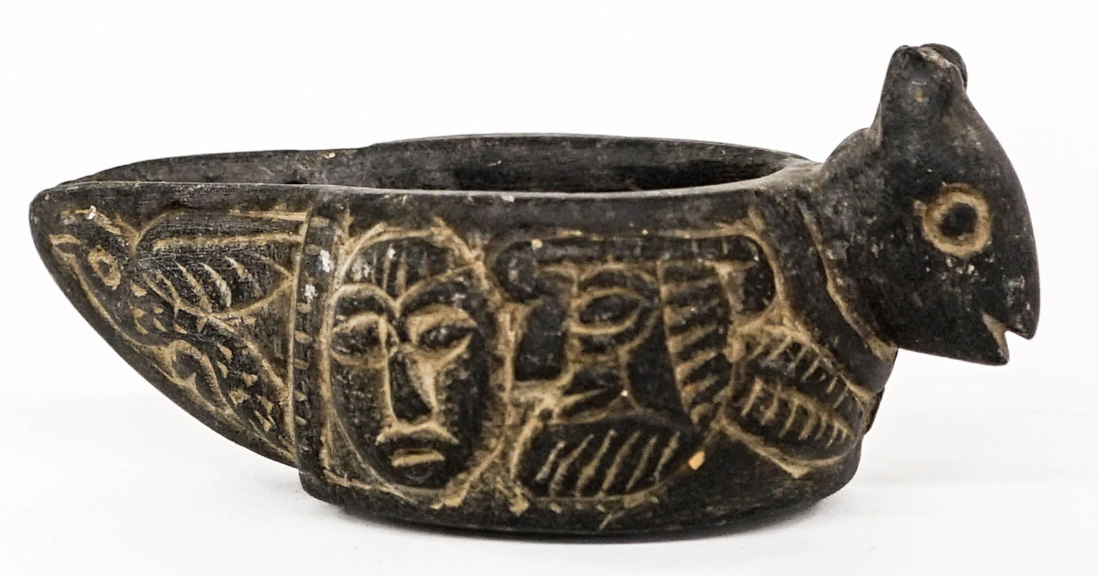 Middle Eastern Carved Stone Oil Lamp (1 of 5)