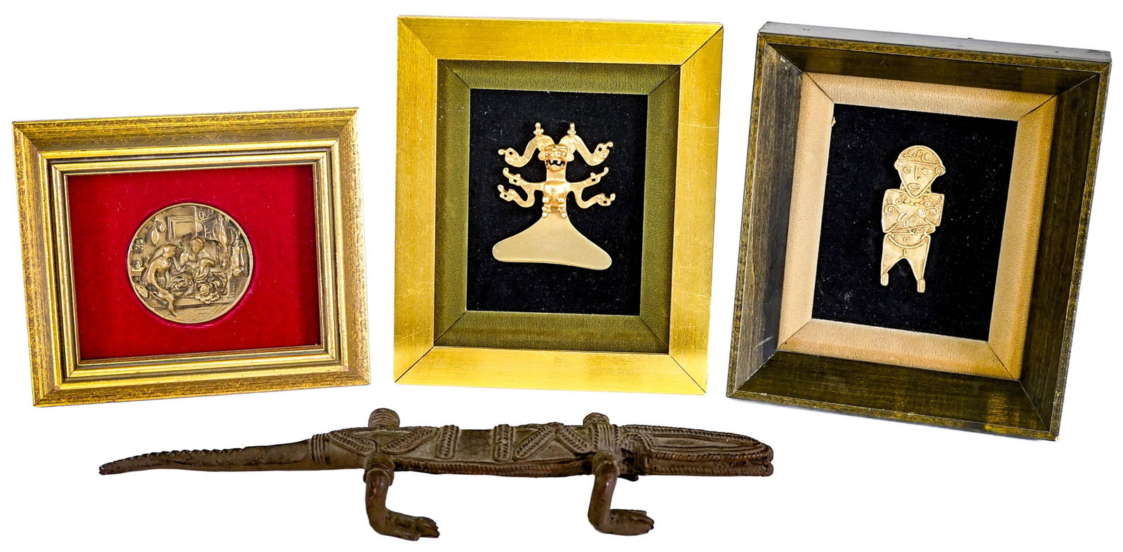 3D Framed Replica Art and Crocodile Figure (1 of 10)