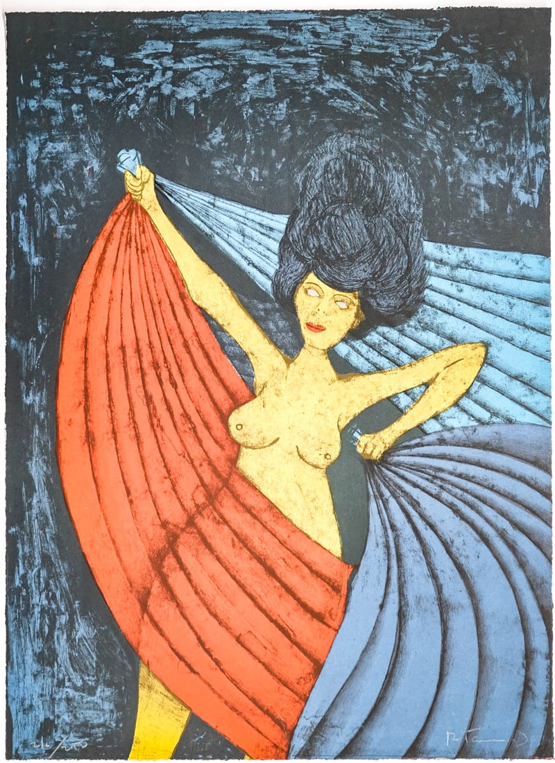 Rufino Tamayo SIGNED Lithograph: Rufino Tamayo (New York, Mexico, 1899-1991) lithograph pencil signed lower right. Sheet measures 30 x 22 in. Excellent condition. Unframed, loose and not glued or mounted. Measures 30 x 22 inches for