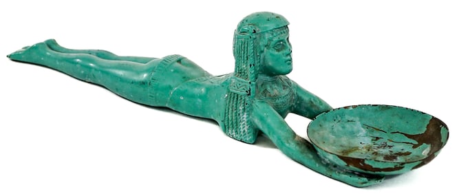 Art Nouveau Incense Burner [Egyptian Figure]