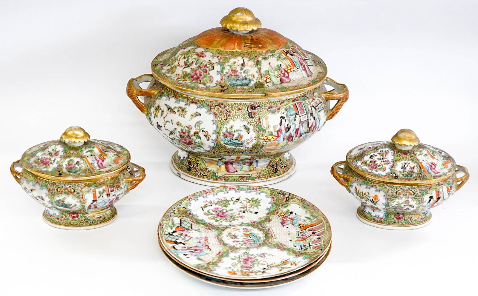 (6 pcs) Chinese Export Porcelain (1 of 15)