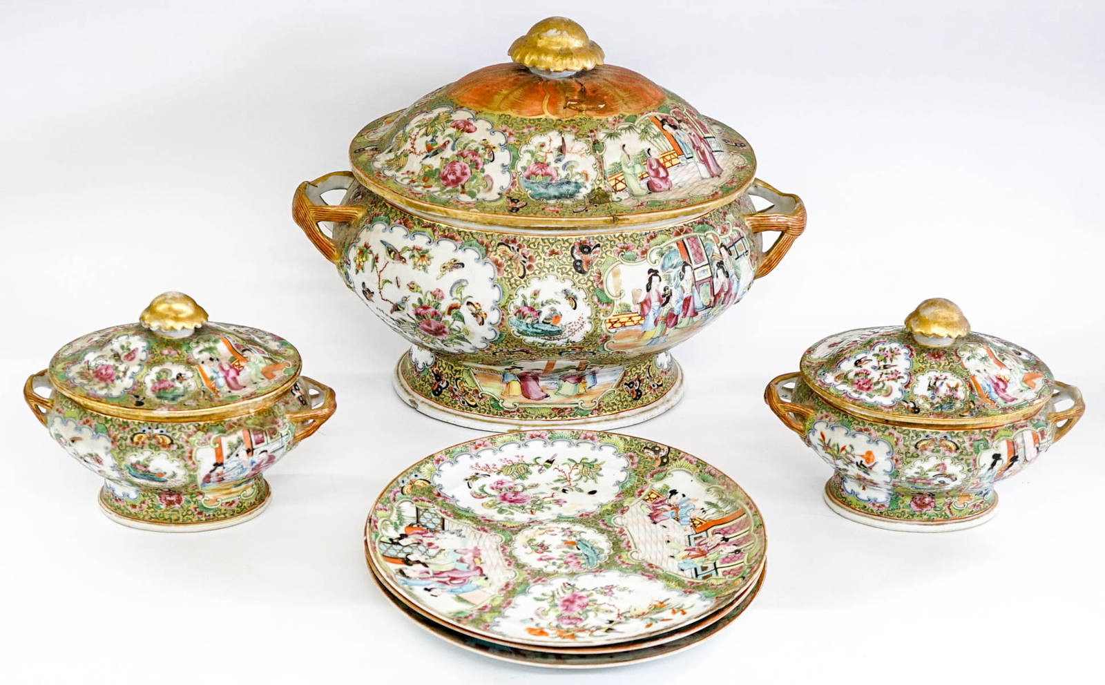 (6 pcs) Chinese Export Porcelain