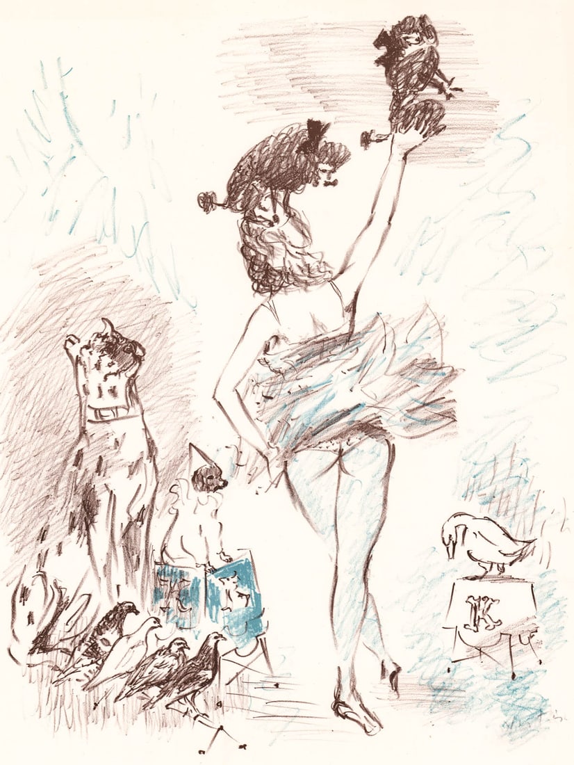 Marcel Vertes (1895-1961): Circus Performer (1 of 4)