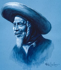 1952 Mexican Original Watercolor