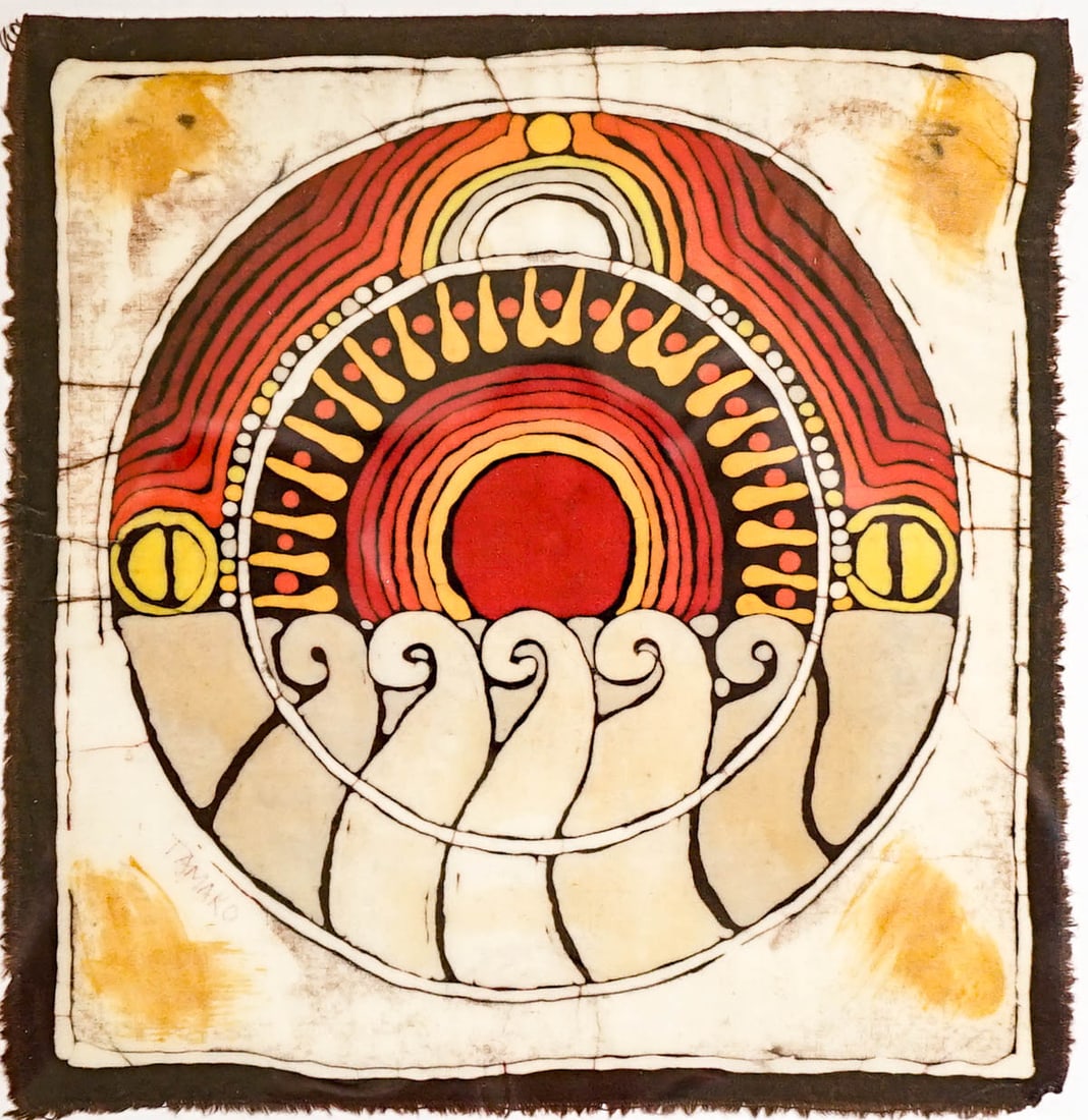 Jane Tamako Raffeld Original Batik Painting (1 of 3)