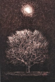 Joichi Hoshi Signed 1976 Woodcut Print