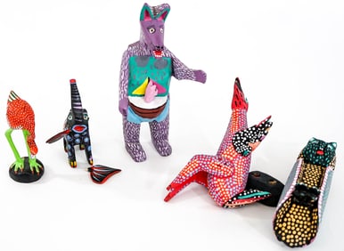 Oaxaca Alebrijes (5) Folk Art [Animals]