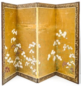 Asian Four Panel Screen.