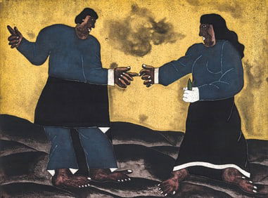 JAVIER ARÉVALO Etching SIGNED 1987 P/A