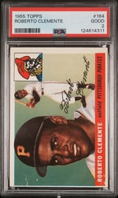 Roberto Clemente (RC) 1955 Topps #164 PSA 2