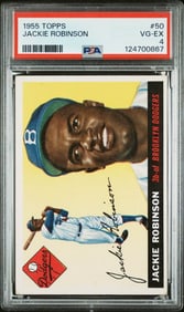 Jackie Robinson 1955 Topps #50 PSA 4