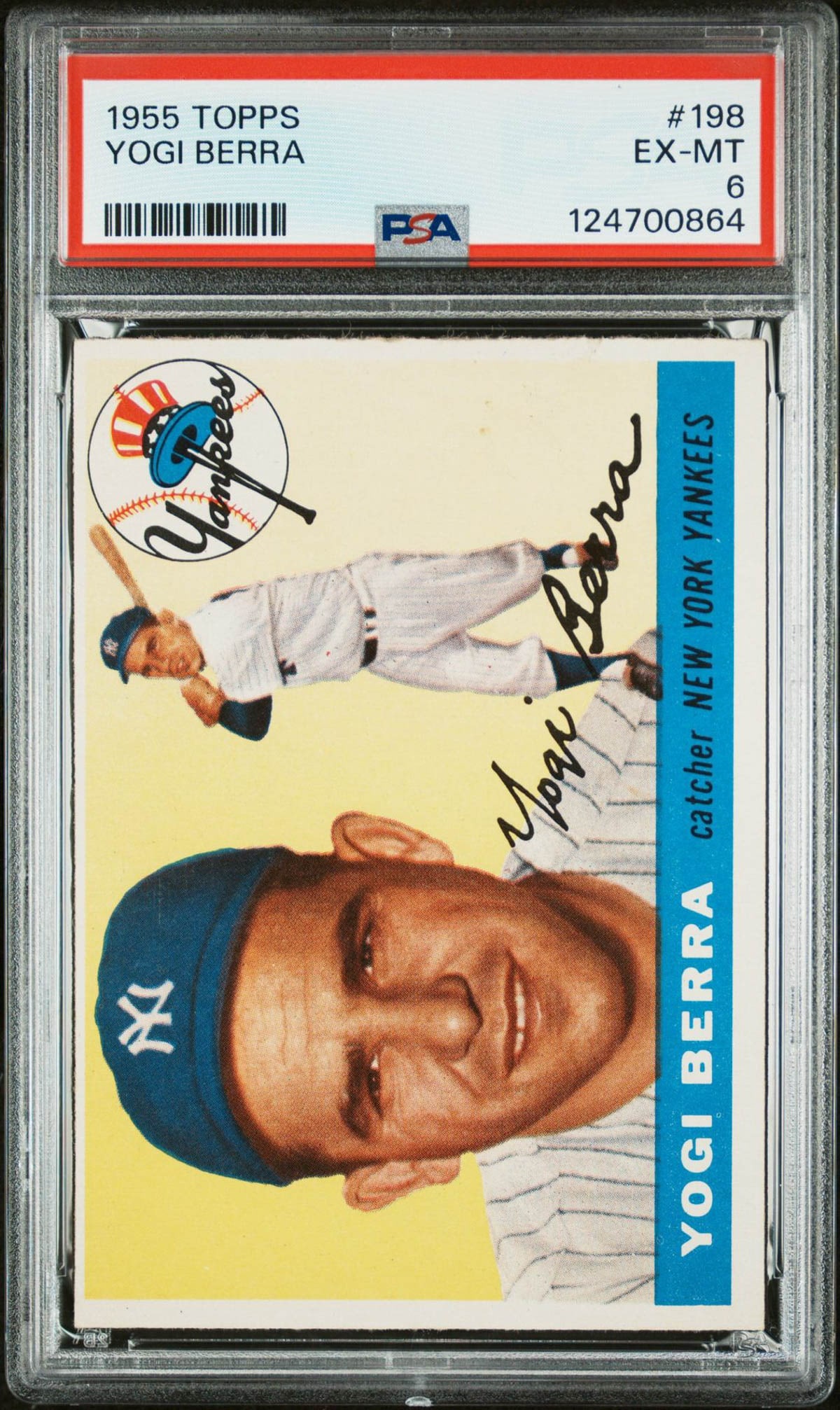 Yogi Berra 1955 Topps #198 PSA 6 (1 of 2)