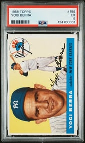 Yogi Berra 1955 Topps #198 PSA 5