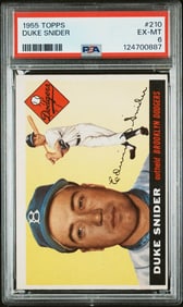 Duke Snider 1955 Topps #210 PSA 6