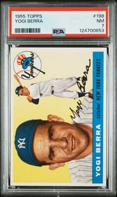 Yogi Berra 1955 Topps #198 PSA 7