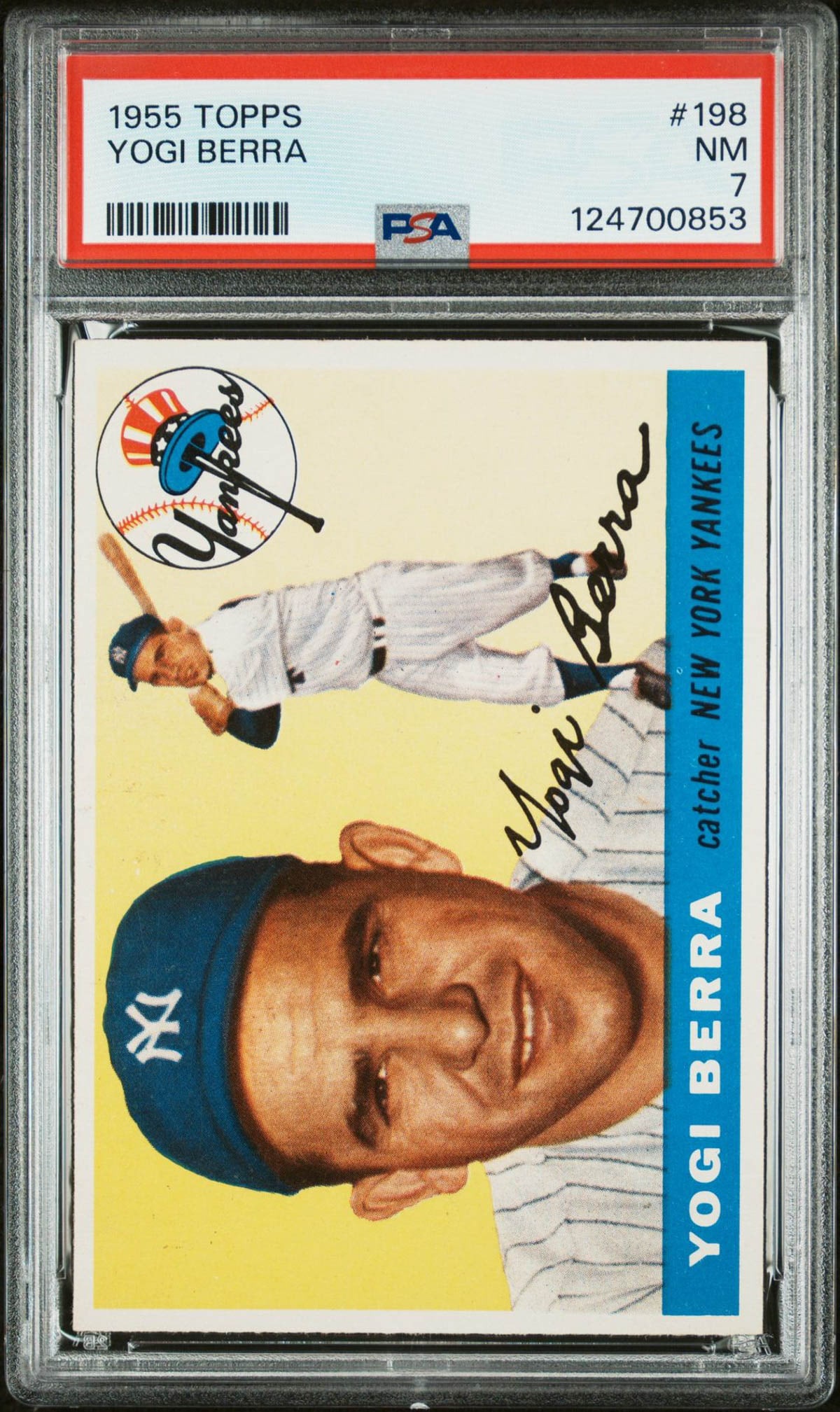 Yogi Berra 1955 Topps #198 PSA 7 (1 of 2)