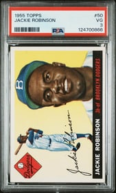 Jackie Robinson 1955 Topps #50 PSA 3