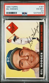Gil Hodges 1955 Topps #187 PSA 4.5
