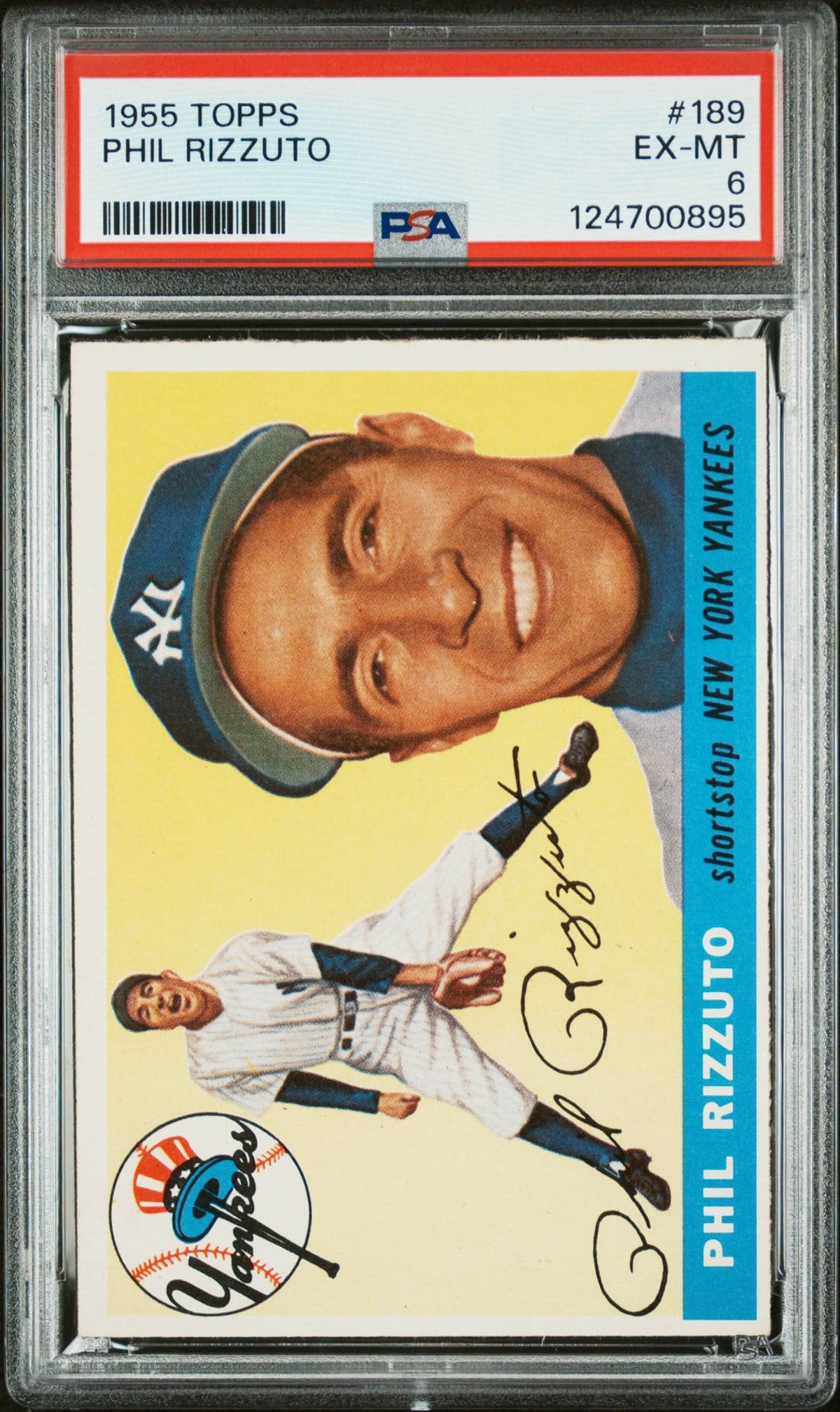 Phil Rizzuto 1955 Topps #189 PSA 6 (1 of 2)