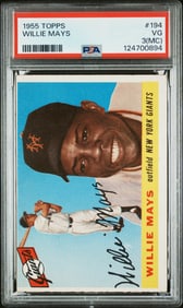 Willie Mays 1955 Topps #194 PSA 3 (MC)