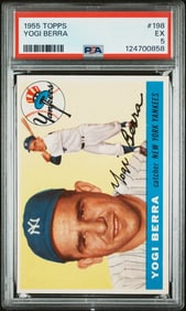 Yogi Berra 1955 Topps #198 PSA 5