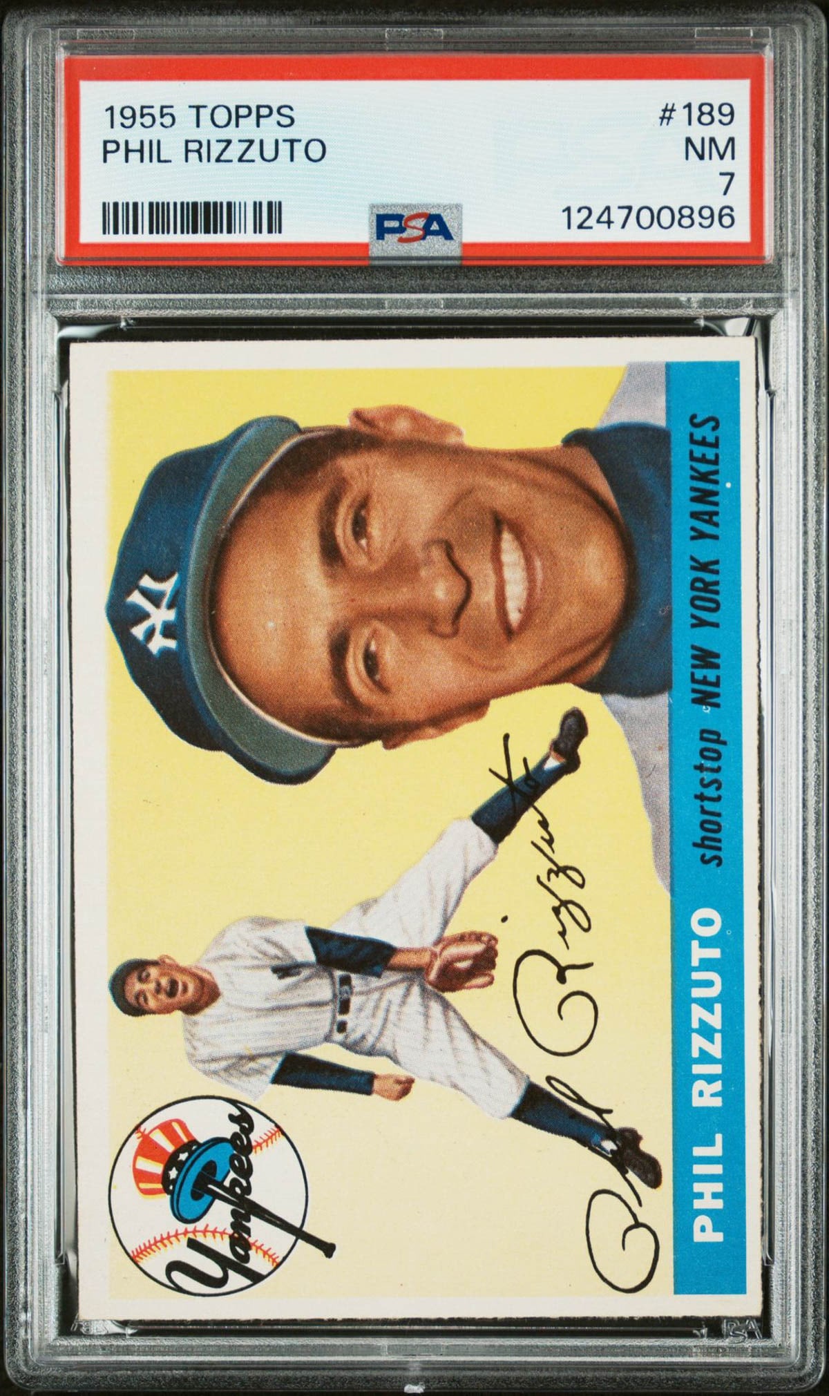 Phil Rizzuto 1955 Topps #189 PSA 7 (1 of 2)