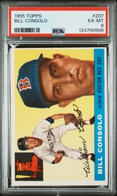 Bill Consolo 1955 Topps #207 PSA 6
