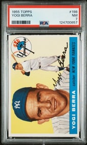 Yogi Berra 1955 Topps #198 PSA 7