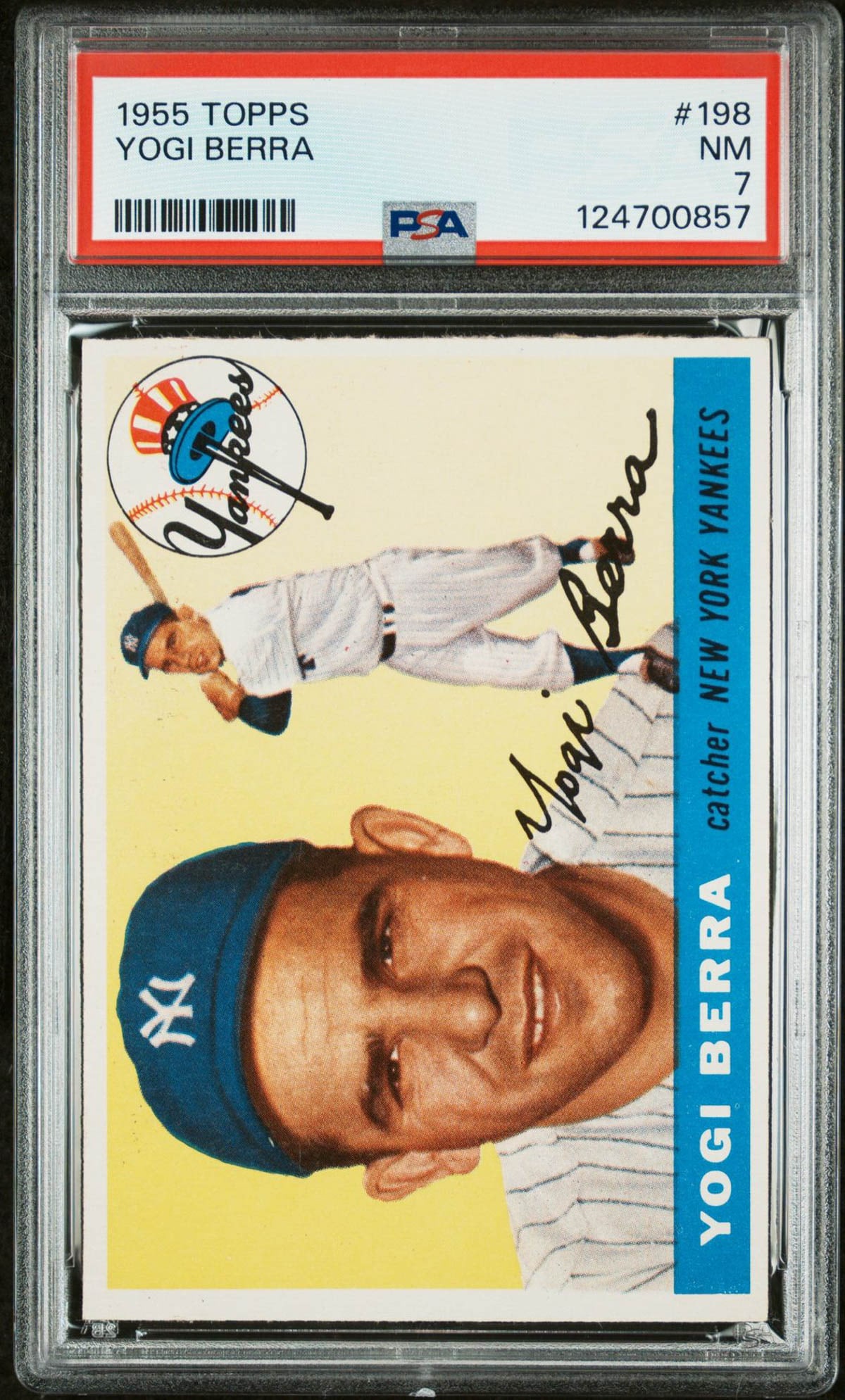 Yogi Berra 1955 Topps #198 PSA 7 (1 of 2)