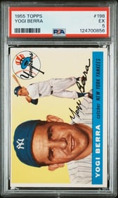 Yogi Berra 1955 Topps #198 PSA 5