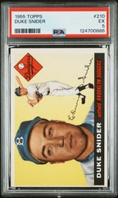 Duke Snider 1955 Topps #210 PSA 5