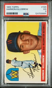 Harmon Killebrew 1955 Topps (RC) #124 PSA 3