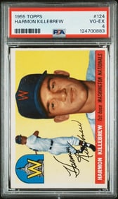 Harmon Killebrew 1955 Topps (RC) #124 PSA 4