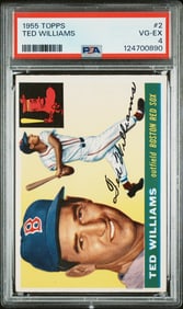 Ted Williams 1955 Topps #2 PSA 4