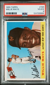 Willie Mays 1955 Topps #194 PSA 4