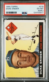 Duke Snider 1955 Topps #210 PSA 6 (MC)