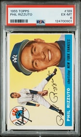Phil Rizzuto 1955 Topps #189 PSA 6