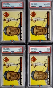 (4) Duke Snider PSA Graded 1955 Topps Cards
