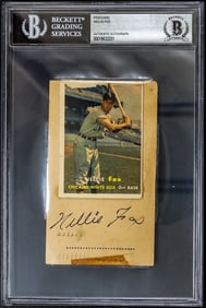 Nellie Fox SIGNED GPC BAS COA