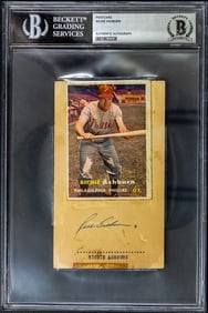 Richie Ashburn SIGNED GPC BAS COA