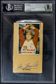 Joe Nuxhall SIGNED GPC BAS COA