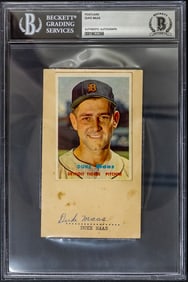 Duke Maas SIGNED GPC BAS COA