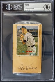 Al Kaline SIGNED GPC BAS COA